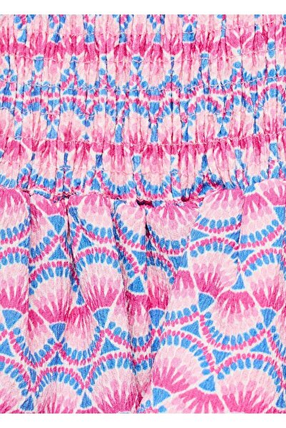 MANGO Kids Fırfırlı desenli etek