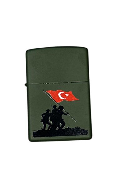 Zippo Turkey Soldiers Flag Design Çakmak 221-067542 (1-1)