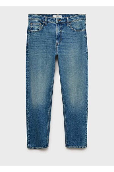 MANGO Man Ben cropped tapered fit jean pantolon