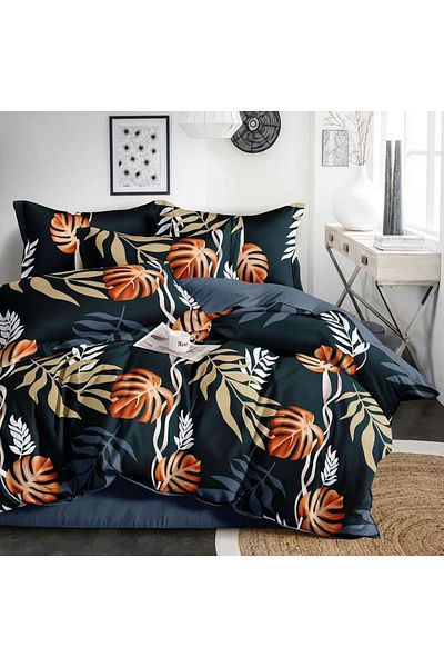 Five Store Double bed linen, Panopa, mercerized cotton, multicolor, 4 pieces