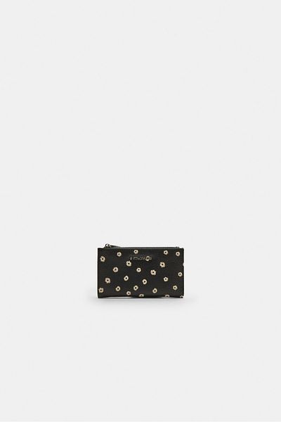 Stradivarius Printed purse with zip