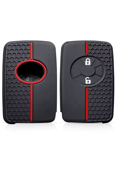 emii auto spare parts For Toyota Avalon Yaris Rav4 Rukus Vanguard Corolla Yaris Estima Key Case Cover Black/Red