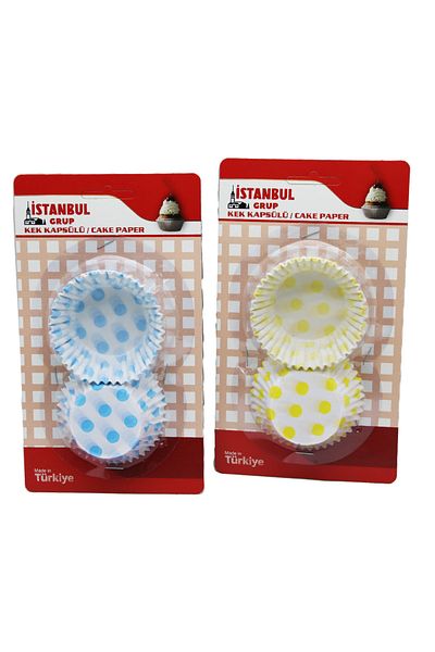 Emperium Red Color Chart - Large Muffin Paper Cake Capsule (5122)