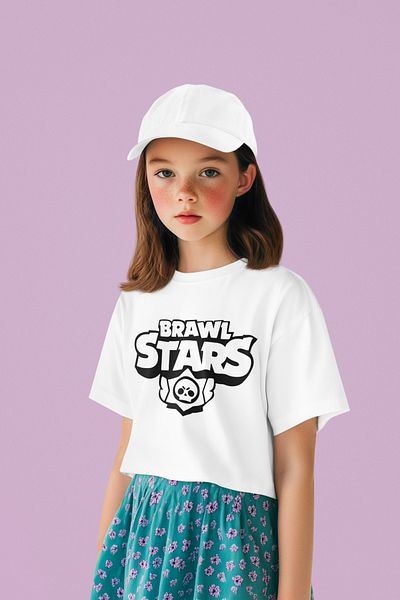 SEVBANO Tricou pentru copii Brawl Stars Written Unisex Game (1-12 ani)