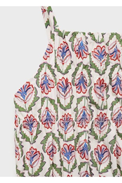 MANGO Kids Desenli midi elbise