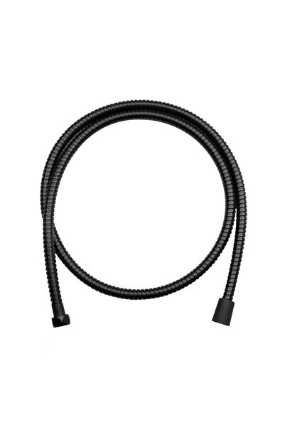 AWDO Furtun de duș AWD Black Wall, oțel, 154 cm