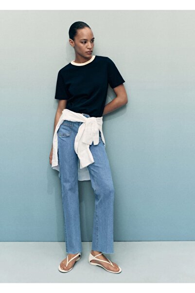 MANGO Woman Cepli flare jean pantolon