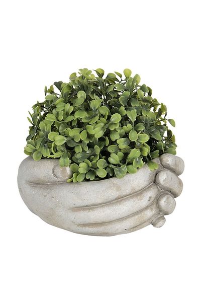 Clayre & Eef Ghiveci din ceramica bej 16 cm x 15 cm x 8 h