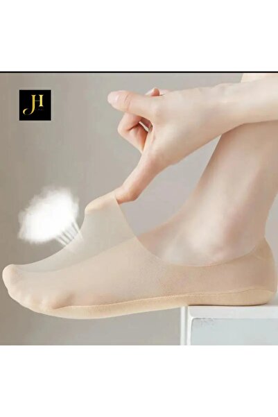 jh TEN RENGİ ŞEFFAF KAYMAZ BABET ÇORAP