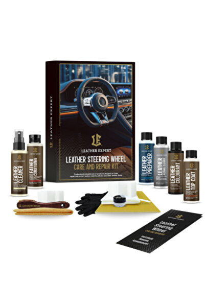 leather expert Σετ επισκευής και φροντίδας τιμονιού Black LEATHER EXPERT