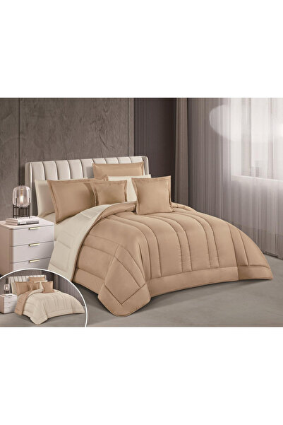 Red Rose مفرش نفر ونص فندقي بتصميم ذو طابع وجهين سادة من المايكروفايبر مقاس 1...