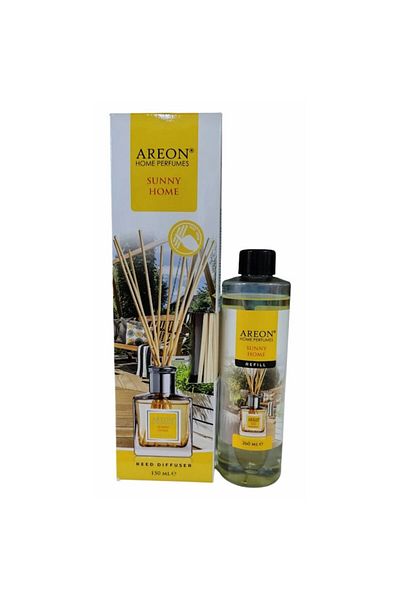 Areon Set Odorizant Betisoare Areon, 150 ML, Sunny Home + Rezerva Odorizant Areon, Sunny Home, 260 ml