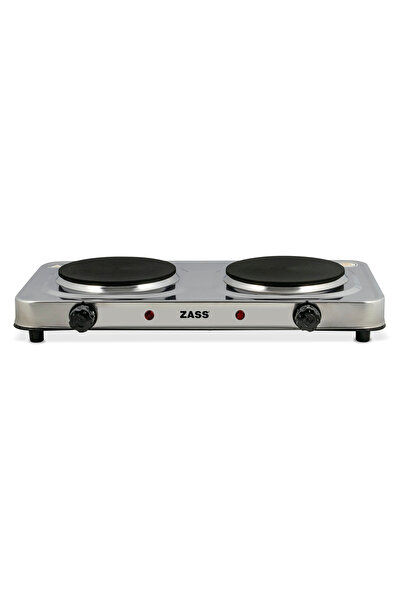 Zass Double electric hob Zass ZHP 08 S, 2000W, 2x cast iron disc Ø 185 mm, adjustable thermostat