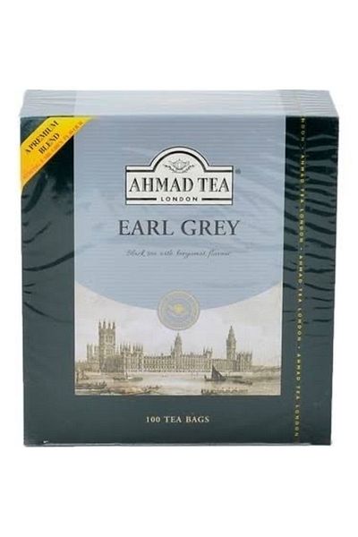 Ahmad Tea Earl Grey (Bergamot) Glass Shake 100Pcs Black Tea