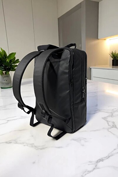 TB Terzi Bey Black Waterproof 15.6 Inch Laptop Compartment Backpack