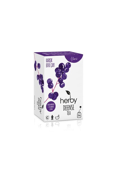 Herby Kara Mürver Defense Tea Bağışıklık Desteği Bitki Çayı