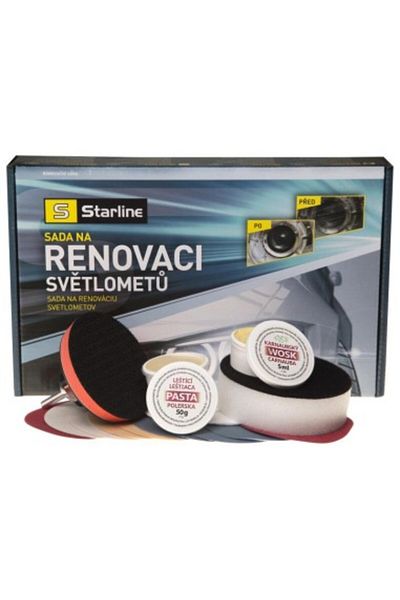 Starline Set de lustruit faruri pentru burghiu, Starline