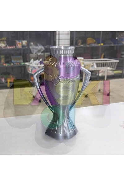 3DBASKI01 3D BASKI 2024-2025 TRNDYL SÜPERLİG ŞAMPİYONLUK KUPASI LOGOLU 15CM