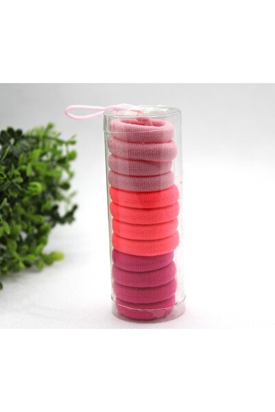 Tezcan Aksesuar Μοντέλο Tube Πολύχρωμη πετσέτα ελαστική πόρπη (Συσκευασία 12)