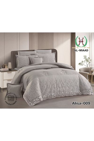 Gerenic 8-piece lace layer bridal bedspread