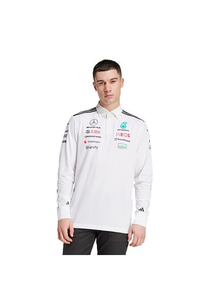 adidas Βρεφικό λευκό μπλουζάκι Polo Mer Tm Polo Wlm Jx0757