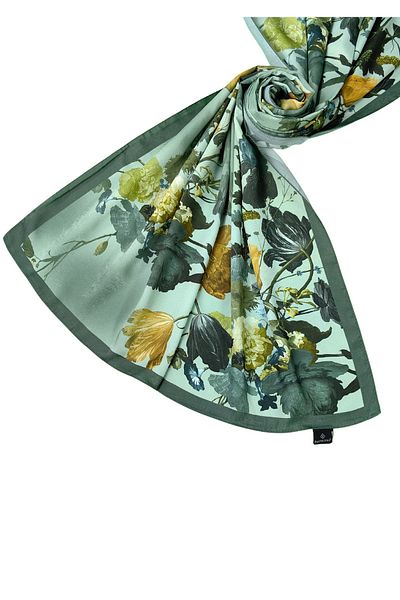mim eşarp Emproyal Voile Cotton Shawl 75X190 cm - Floral Pattern