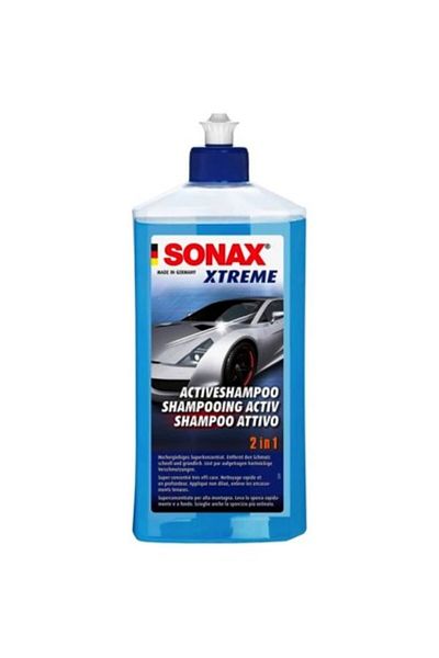 Sonax Șampon concentrat pentru mașini Sonax Xtreme ActiveShampoo 2 în 1 500ml