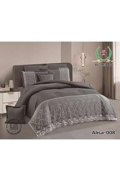 Gerenic 8-piece lace layer bridal bedspread