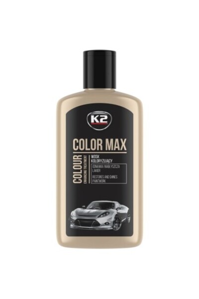 K2 Ceară auto colorantă K2 Color Max Black, 250ml