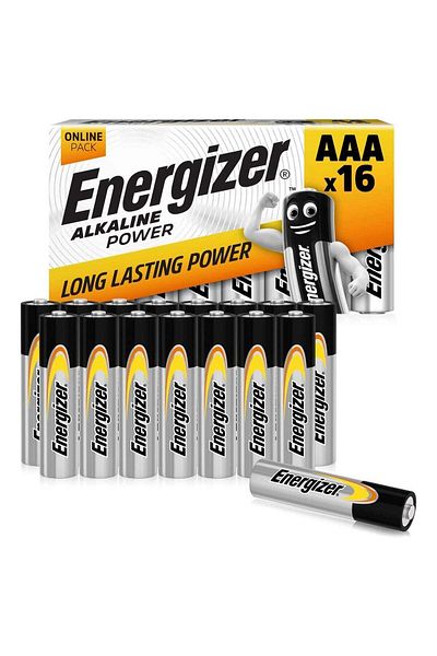 Energizer AAA Batteries, Alkaline Power, 16 Pack, AAA Battery Pack - Noon Exclusive