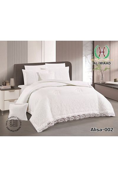 Gerenic 8-piece lace layer bridal bedspread