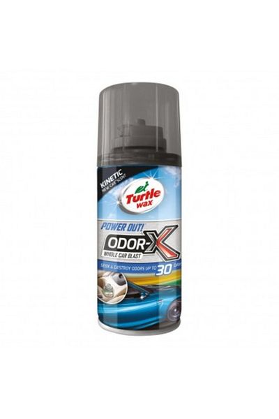 Turtle Wax Spray automat de îndepărtare a mirosurilor Turtle Wax Power Out Odor-X Whole Car Blast-New Car 100ml