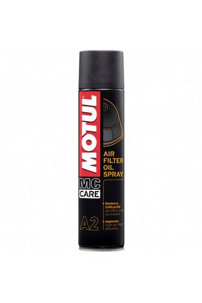 Motul Spray lubrifiant cu ulei pentru filtrul de aer al motocicletei, Motul Filter Oil Spay A2 400ml
