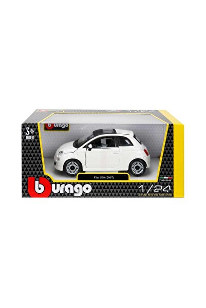 Genel Markalar 22106 Burago 1:24 Fiat 500 2007 Model Araba