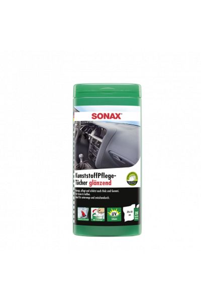 Sonax Șervețele umede de curățare din plastic, 25 buc.