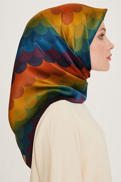 Armine Φουλάρι Dj Pure Silk 9212D (S) Nostalgia Sura - 35