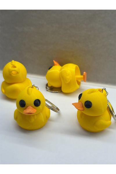 Wuun Store Cute Moving Duck Keychain