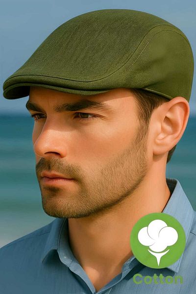 Mood Agenda Men's Cotton Linen Cap Hat