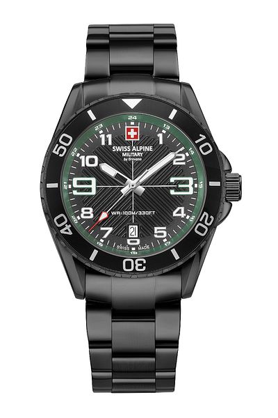 Swiss Alpine Military Ανδρικό Ρολόι Swiss Military 7029.1174, Quartz, 42mm, 10ATM