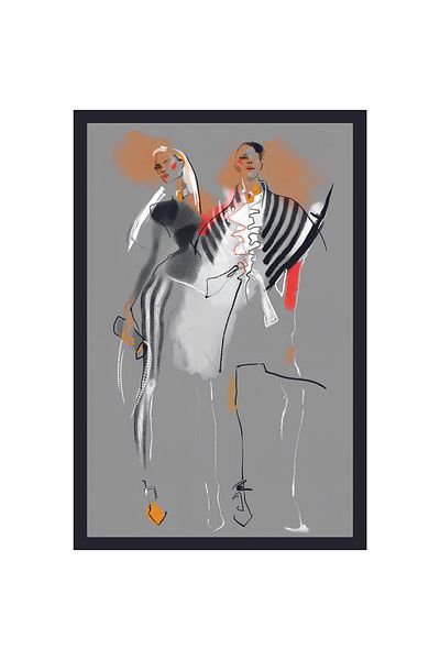 Hi Kami Fashion Themed – Gift Note Card and Postcard |   10X15Cm