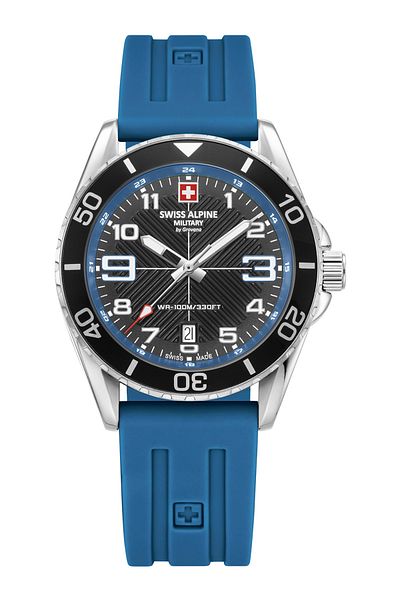 Swiss Alpine Military Mens Watch Swiss Military 7029.1835, Quartz, 42mm, 10ATM