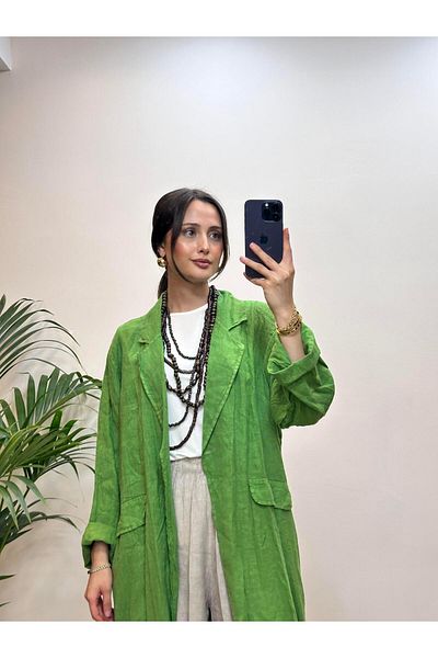 Ranasubaşı Nature Green Linen Cap