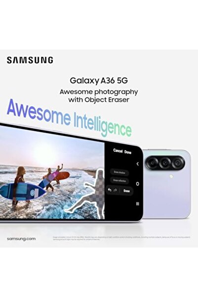 Samsung Galaxy A36 5G (Awesome Black, 12GB, 256GB)