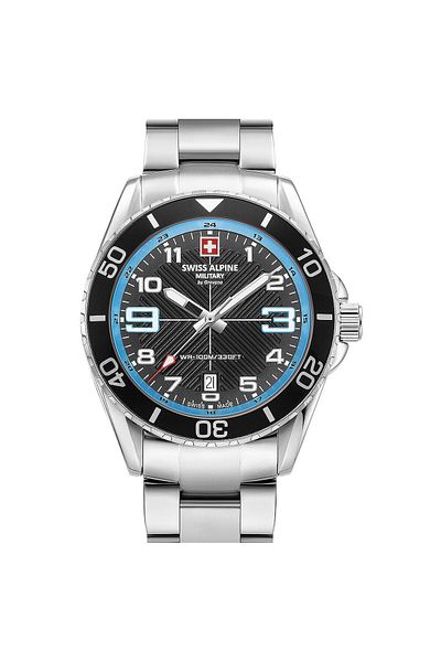 Swiss Alpine Military Mens Watch Swiss Military 7029.1131, Quartz, 42mm, 10ATM