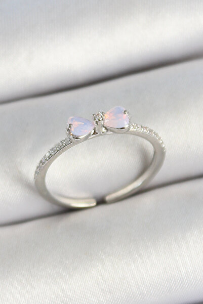 Skygo Gold Color Adjustable Women's Ring with Brass Bow Figure and Zircon Sto...