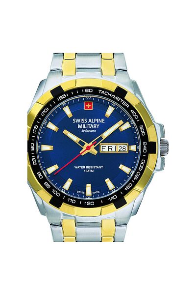 Swiss Alpine Military Mens Watch Swiss Military 7043.1145, Quartz, 42mm, 10ATM