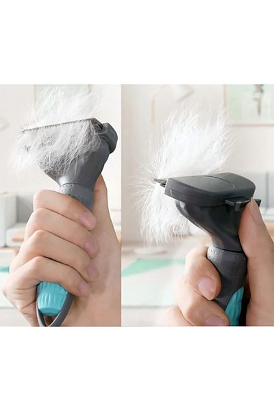 QuTek Hair Brush Dogs, Cats, Animals, QuTek, Anti-shedding, for trimming, easy to remove hair, M