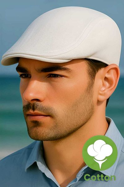 Mood Agenda Men's Cotton Linen Cap Hat