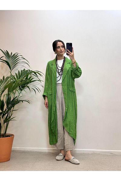 Ranasubaşı Nature Green Linen Cap