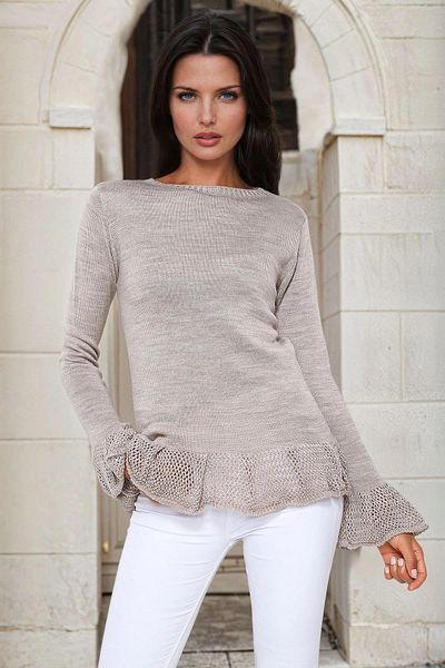 NEW LAVİVA Γυναικεία Πλεκτά Μπλούζα - 700-18KESKZ72011